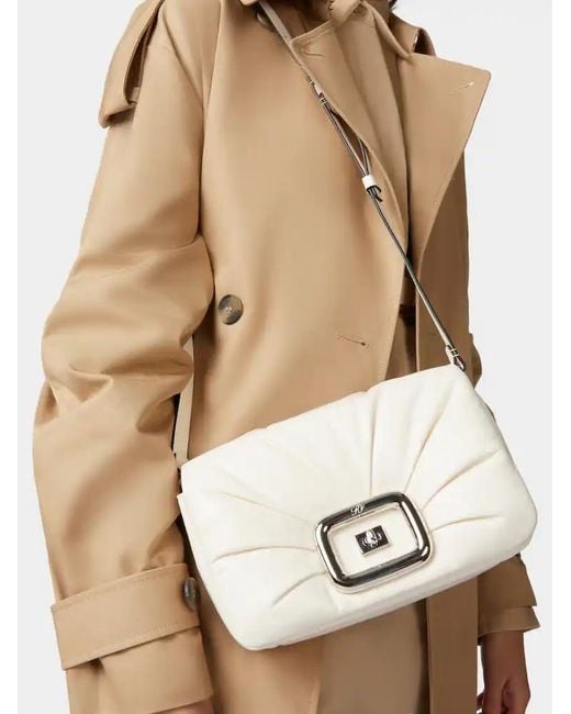 Roger Vivier Natural Viv' Choc Shoulder Bag