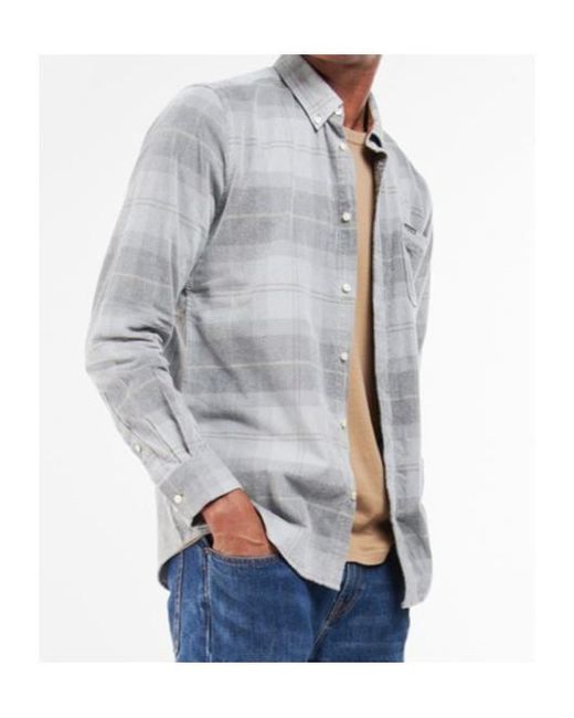 Barbour Blue Blair Tailored Fit Shirt for men