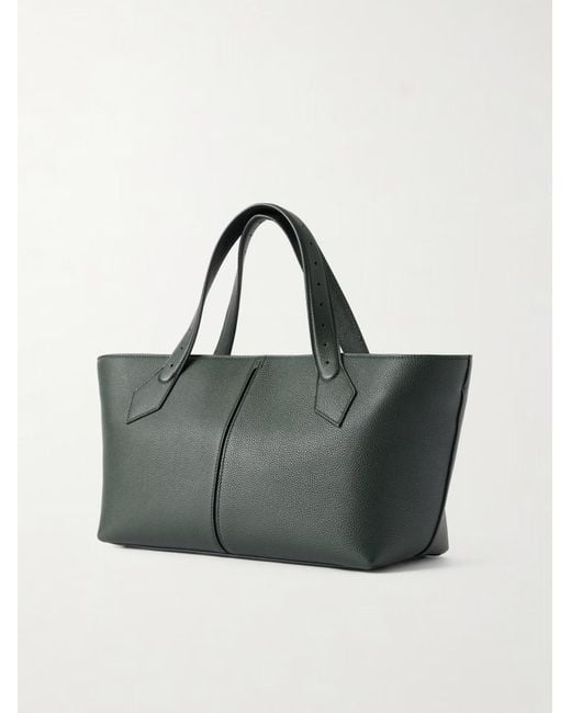 Proenza Schouler Black East West Chelsea Textured-Leather Tote