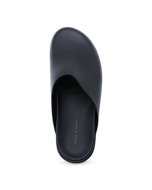 Rick Owens Blue Slip-On Sandals for men
