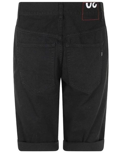 Dondup Black Shorts for men
