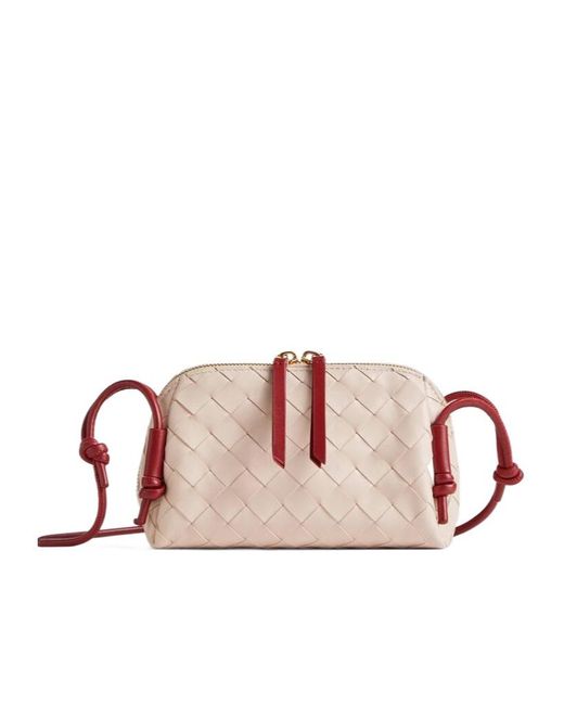 Bottega Veneta Pink Intrecciato Concert Pouch