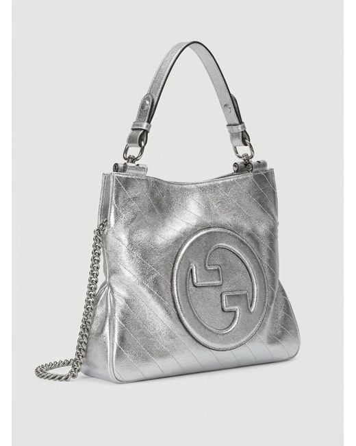 Gucci Gray Interlocking G Shoulder Bag