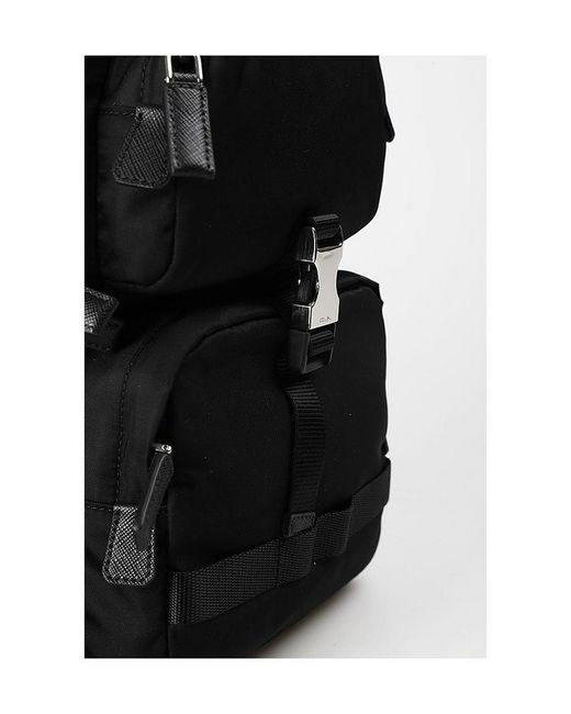 Prada Black Single Strap Backpack for men
