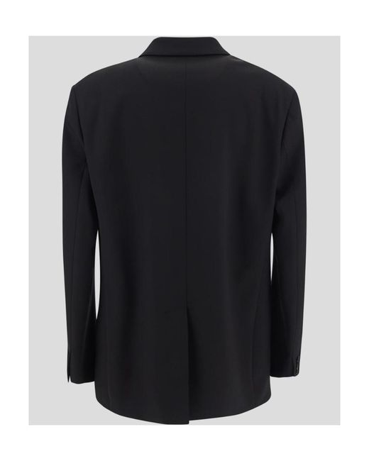 Valentino Blue Single Breasted Long-Sleeved Blazer for men