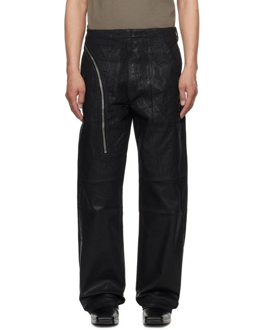 Rick Owens Gray Belt Loop Casual Pants for men