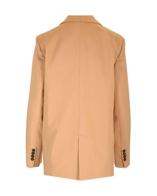 Forte_forte Natural Twill Single-Breasted Jacket