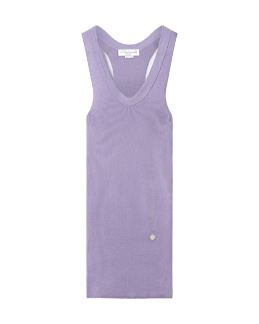 Stella McCartney Purple Sleeveless Top