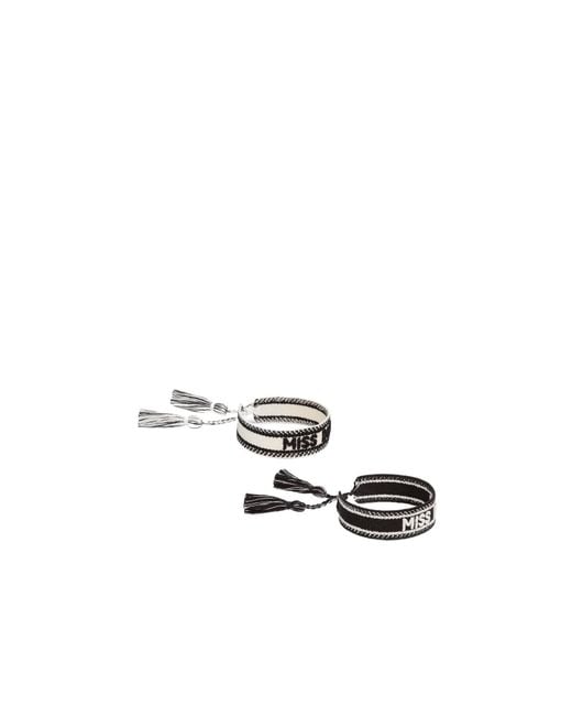 Dior White Miss Bracelet Set