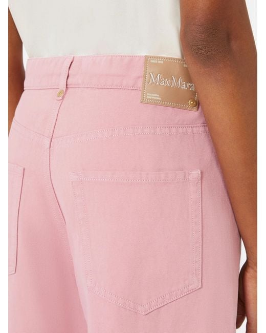 Max Mara Pink 'S Onorata Straight Leg Pants