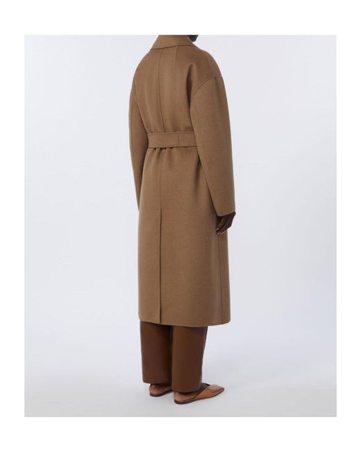 Max Mara Brown 'S Hobby Long Coat