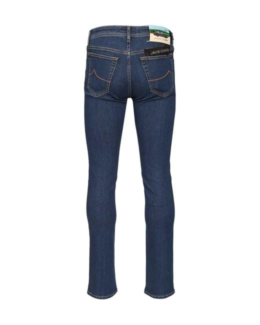 Jacob Cohen Blue Bard Slim-Fit Jeans for men