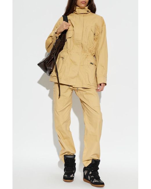 Isabel Marant Natural Drawstringwaist Field Jacket