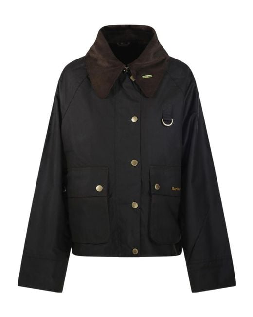 Barbour Black Long-Sleeve Casual Jacket