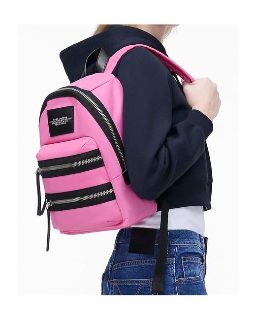 Marc Jacobs Pink The Biker Medium Backpack