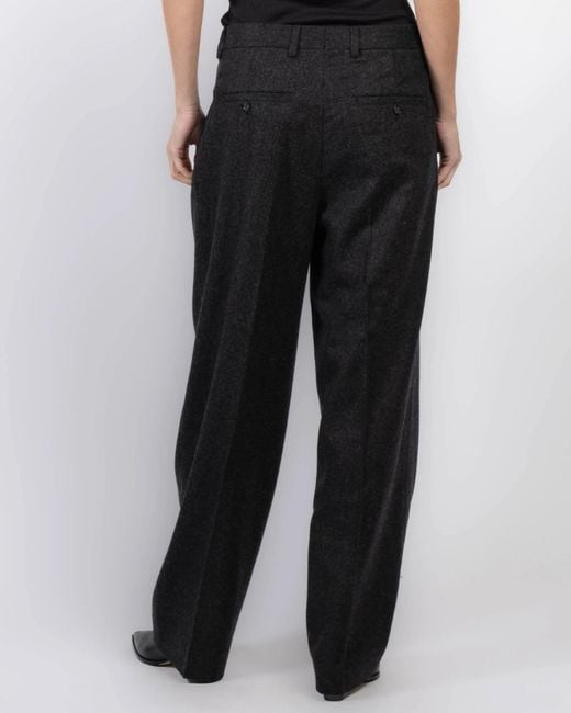 Totême Black Casual Pants With Belt Loops