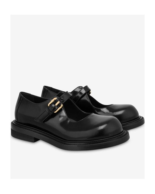Moschino Black Olivia Loafers