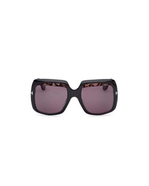 Tom Ford Purple Eyewear Square-Frame Sunglasses