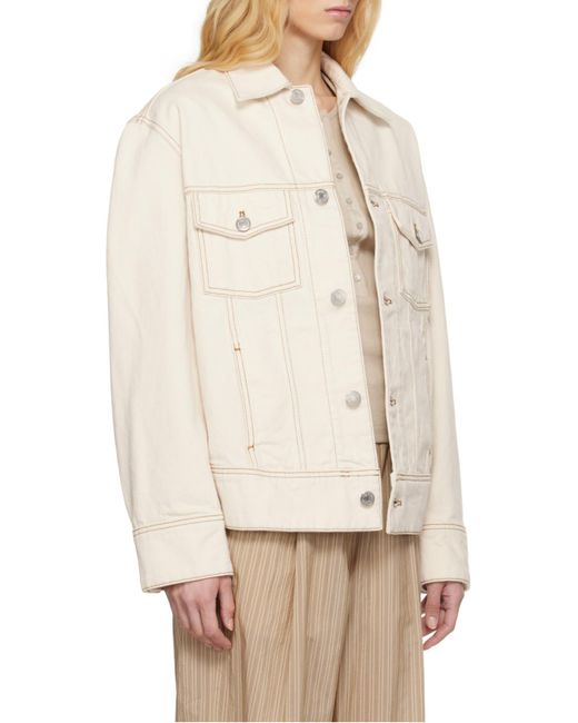 AMI Natural Cotton Denim Jacket