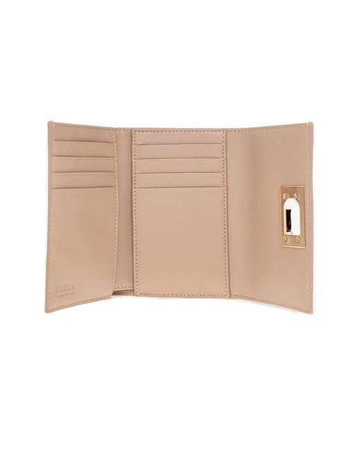Furla Natural 1927 Twist-Lock Compact Wallet