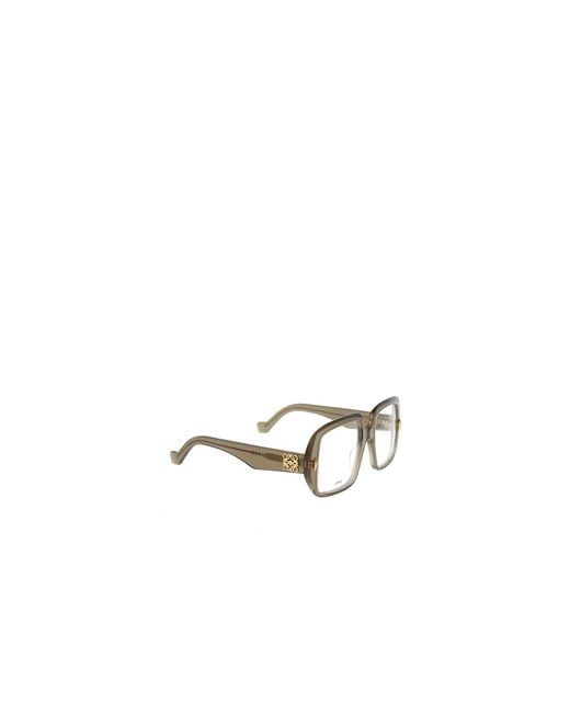 Loewe Metallic Square Frame Glasses