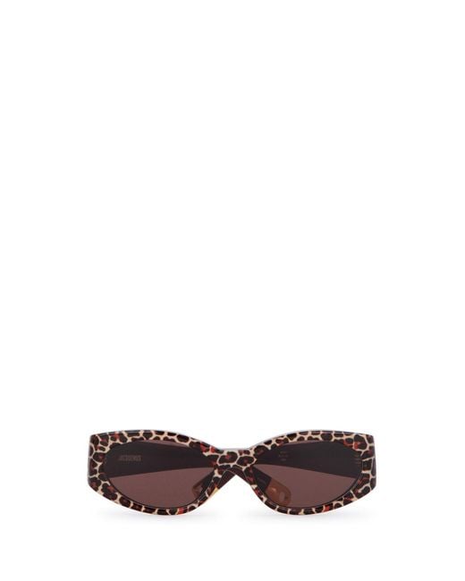 Jacquemus White Occhiali Da Sole