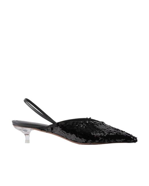 Neous Black Irena Slack-Heeled Heels