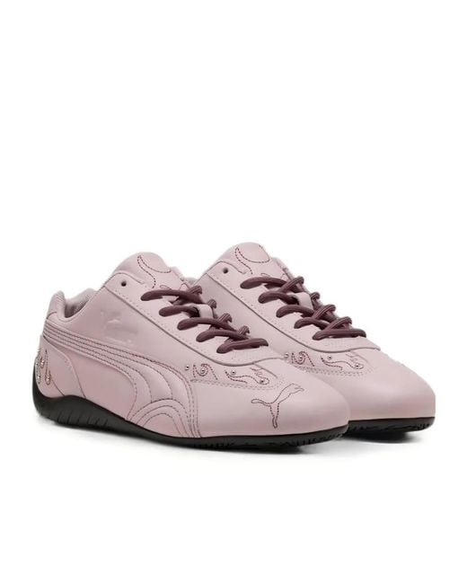 PUMA Pink Speedcat Embellished Sneakers for men