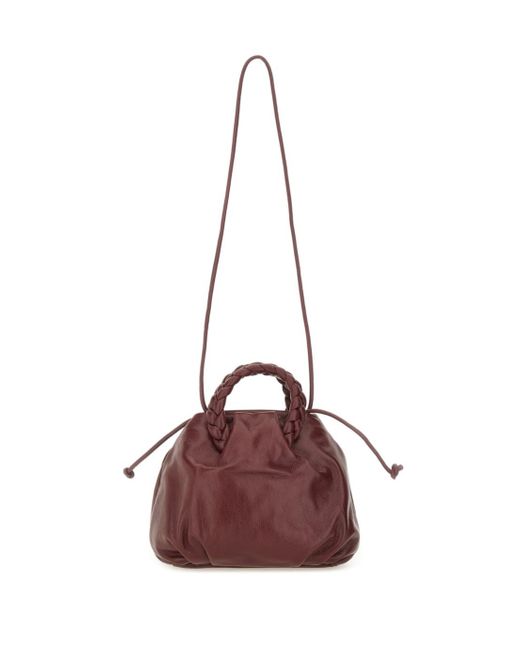Hereu Brown "Bombon Supple Shiny" Medium Bag