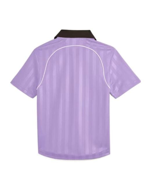 Adidas Originals Purple Adidas X Wales Bonner Striped T-Shirt for men