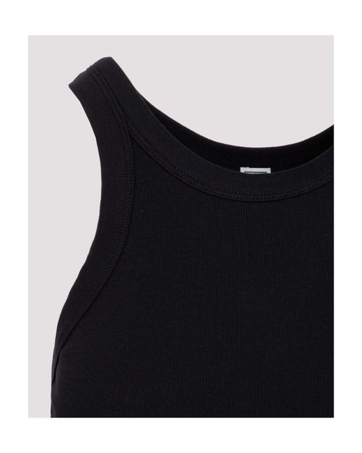Totême Black Totême Espera Ribbed Tank Top