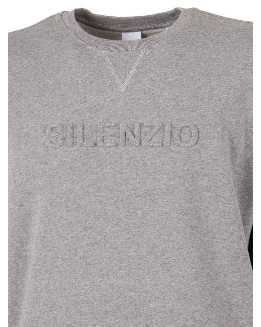 Aspesi Gray Embossed-Detail Sweatshirt