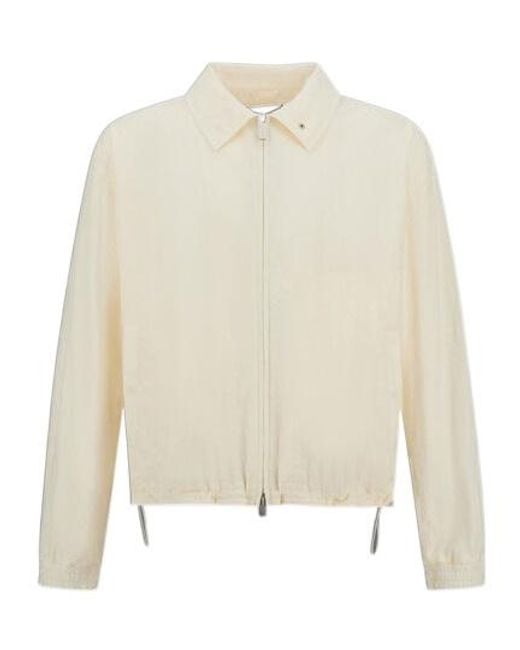 Herno White Tech-Crincle Jacket for men