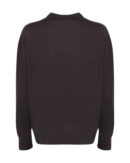 Incotex Black Polo Collar Knitwear