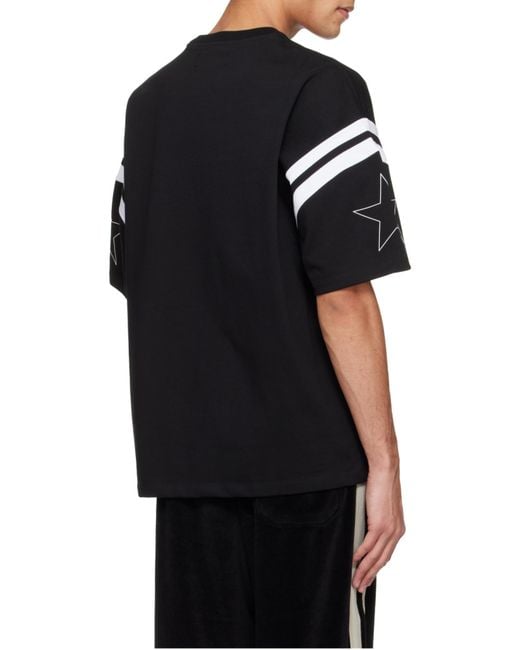 Amiri Black Sport Oversized T-Shirt for men