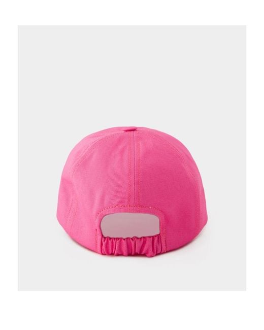 Patou Pink Jp Logo Patch Baseball Cap