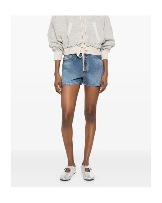 DIESEL Blue De Helios Denim Shorts