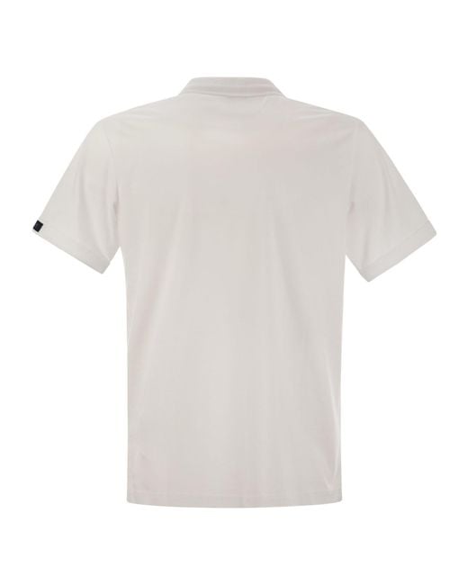 Fay White Classic Polo Shirt for men