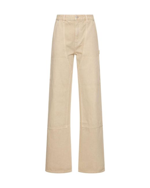 Helmut Lang Natural Belt-Loop Casual Pants