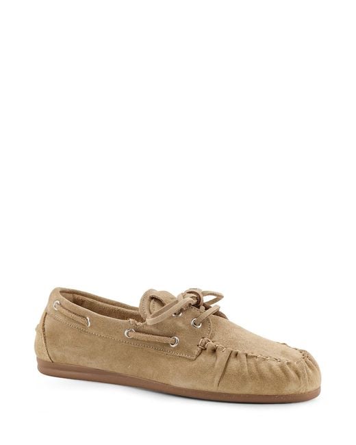 Alohas Brown Rowan Lace-Up Loafers