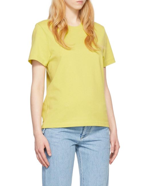 Bottega Veneta Yellow Crewneck T-Shirt