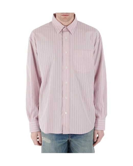 sunflower Pink Striped Shirt for men
