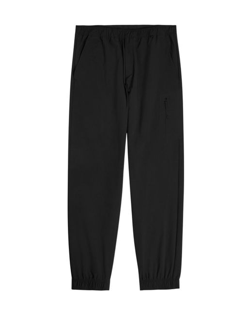 Moncler Black Tapered-Leg Shell Sweatpants for men