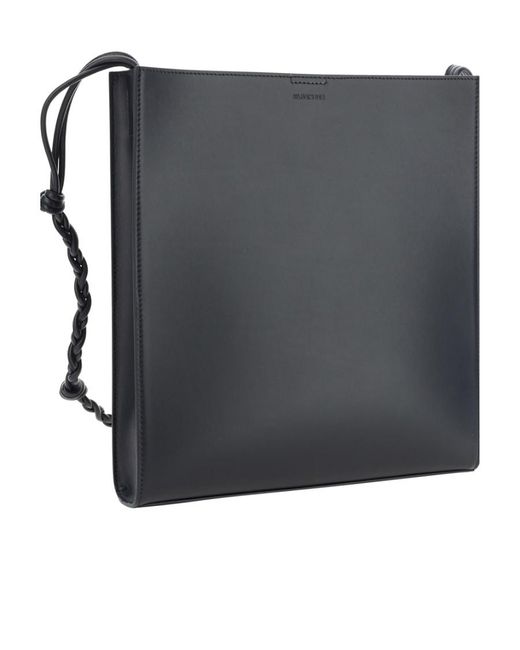 Jil Sander Blue Tangle Medium Shoulder Bag for men