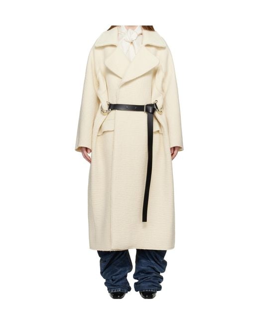 Jean Paul Gaultier Natural The Long Gaultier Double-Breasted Coat