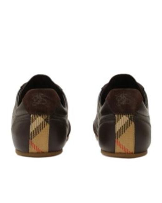 Burberry Brown Knight Runner Sneakers