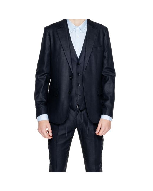 Antony Morato Black Single-Breasted Suit Jacket for men
