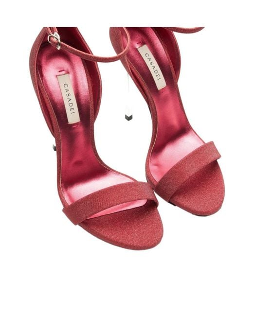 Casadei Pink Cappa Blade Solar Eclipse Sandal