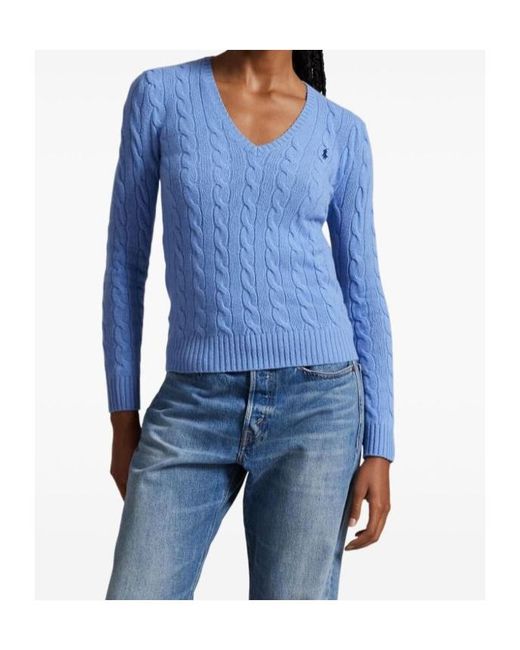 Polo Ralph Lauren Blue Cable-Knit Sweater