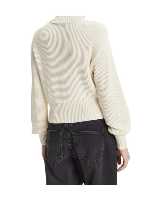 Calvin Klein White Turtleneck Sweater